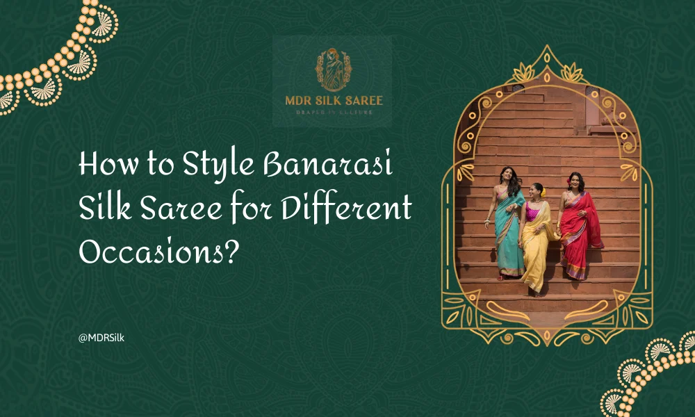 Style banarasi Silk Saree